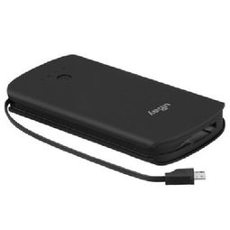 ubayu25 5000mah 聚合物移動電源 自帶線 黑色移動電源產(chǎn)品圖片4
