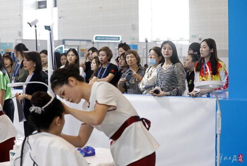 直擊天津國賽精彩瞬間 美容 烘焙 健康照護等服務類項目成觀賽熱門